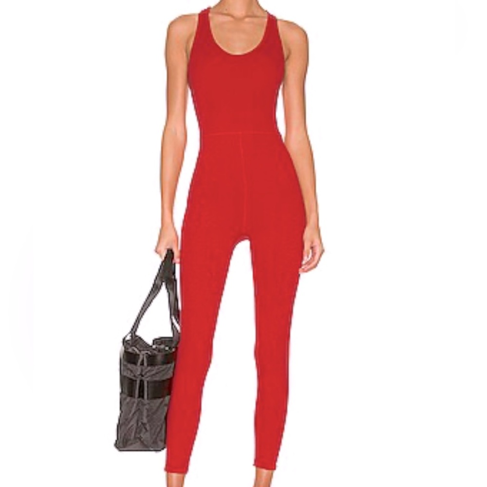 Free People Free Throw Jumpsuit Chili Pepper